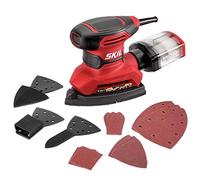SKIL SR232301Corded Multi-Function Detail Sander with 12Pcs Sanding Paper & 3Pcs Additional Detail Attachment