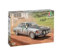 SKILL 3 MODEL KIT MERCEDES-BENZ 450 SLC RALLYE BANDAMA 1979 1/24 BY ITALERI 3632