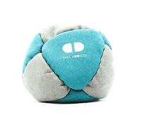 Skill Addicts Starter Footbag Hacky Sack Ball, Soft Freestyle Foot Bag for Kids and Adults, Includes HackySack Tricks Learning App - Dark Teal Grey