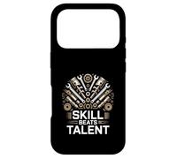 Skill Beats Talent Piston Wrench Design Case for iPhone 17 Pro