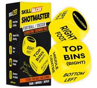 SKILL BLOX Football Shooting Training Dice (2 pcs) | Football Gifts for Boys & Girls 9-12 | Football Games & Training Equipment | Teenage Boy Gifts for 8 9 10 11 12 Year Old Boys (SHOTMASTER DICE)