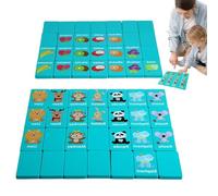 Skill Development Puzzle Game - Cognitive Learning Toy, Interactive Play Set | Engaging Preschool Challenge Board, Fun Educational Card Activity, Portable Toddleres Memory Practices