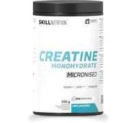 Skill Nutrition Creatine Unflavoured - 500 g | Micronized Creatine Monohydrate for Enhanced Absorption & Performance | Supports Strength, Muscle Growth, and Recovery | Vegan-Friendly, Pure Formula