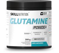 Skill Nutrition Glutamine - 300 g | L-Glutamine Powder | Supports Recovery & Muscle Rebuilding | Free from Sugar & Fillers | Vegan & Vegetarian-Friendly