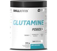 Skill Nutrition Glutamine - 500 g | L-Glutamine Powder | Supports Recovery & Muscle Rebuilding | Free from Sugar & Fillers | Vegan & Vegetarian-Friendly