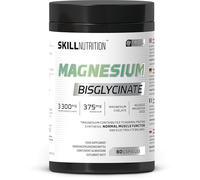Skill Nutrition Magnesium Bisglycinate | 375 mg Magnesium per Serving | Chelated, Highly Bioavailable Form | No Magnesium Oxide | Supports Muscles, Nervous System & Reduces Fatigue | 60 caps
