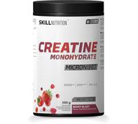 Skill Nutrition Micronized Creatine Monohydrate Berry Blast | High-Absorption Formula with Delicious Flavor | Boosts Strength, Muscle Growth, and Recovery | Vegan-Friendly, Halal | 500g