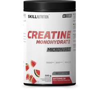 Skill Nutrition Micronized Creatine Monohydrate Watermelon | High-Absorption Formula with Refreshing Flavor | Boosts Strength, Muscle Growth, and Recovery | Vegan-Friendly, Halal | 500g