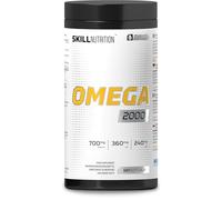 Skill Nutrition Omega 2000-120 softgels | 2000 mg Omega-3 Fish Oil | 800 mg EPA + 400 mg DHA per Serving | Ultra-Pure | No Fishy Aftertaste | Supports Heart, Brain, Vision | Dietary Supplement