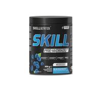 Skill Nutrition Pre-Workout Blue Raspberry - No-Crash Formula with Extended-Release Caffeine | Xtenergy®, TheaGreen™, Vitacholine®, Astragin® | Vegan, Halal | B-Vitamins, Citrulline, Beta-Alanine
