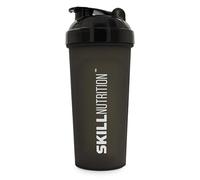 SKILL Nutrition Shaker, Black - 700 ml | 700ml shaker | With strainer and scale | Leak-proof, BPA-free | Ideal for protein, gainers and gym use