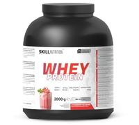 Skill Nutrition Whey Protein | 23g Protein per Serving | High Quality Muscle Building Formula with Great Solubility | Support Muscle Growth and Recovery | 2000g | Strawberry Milkshake
