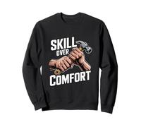 Skill Over Comfort Construction Work Hammer Sweatshirt