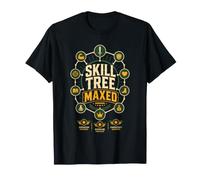 Skill Tree Maxed Unlocked Potential Mastery Mindset Games T-Shirt
