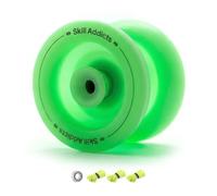 SkillAddicts Starter Yoyo - Professional Responsive Trick Yo Yo with Ball Bearing for Beginners, Kids and Adults, Includes Strings and SkillAddicts Yo-Yo App - Glow In the Dark