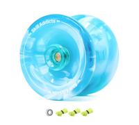 SkillAddicts Starter Yoyo - Professional Responsive Trick Yo Yo with Ball Bearing for Beginners, Kids and Adults, Includes Strings and SkillAddicts Yo-Yo App - Teal White