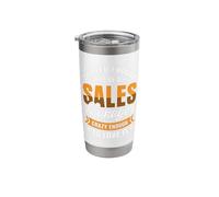 Skilled Enough to be a Sales Manager Stainless Steel Insulated Tumbler