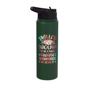 Skilled Enough to be a Sales Manager Stainless Steel Insulated Water Bottle