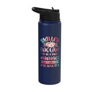 Skilled Enough to be a Sales Manager Stainless Steel Insulated Water Bottle