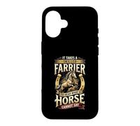 Skilled Farrier Hear What A Horse Cannot Say Case for iPhone 16