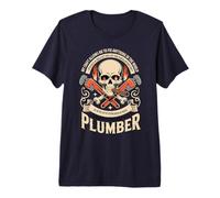 Skilled Plumber Rare Trade Not Afraid to Fix It Premium T-Shirt
