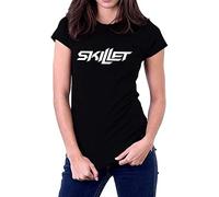 Skillet Band Logo Comatose Awake Alternative Women's Fashion Tops T-Shirt Black L