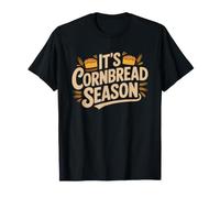 Skillet Cornbread Season Southern Kitchen Fall Comfort Food T-Shirt