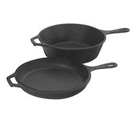 Lodge Cast Iron Combo Cooker w/ Skillet Lid 3.2 Quart Seasoned Made in USA