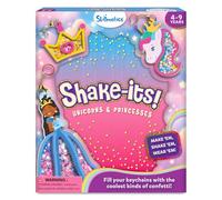 Skillmatics Art & Craft Activity - Shake-its, Unicorns & Princesses, DIY Craft Kit with Keychains, Fun & Creative Travel Toys, Party Favors & Birthday Gifts for Girls & Boys Ages 4, 5, 6, 7, 8, 9