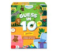 Skillmatics Card Game - Guess in 10 Junior Animals & Inside My House Combo, Quick Game of Smart Questions, Gifts & Fun Learning for Kids Ages 3-6
