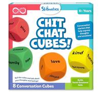 Skillmatics Conversation Cubes for Kids - 8 Foam Cubes for Social-Emotional Learning, Classroom & Back-to-School Supplies, Teacher Resources, Autism Tools, Gifts for Ages 4, 5, 6, 7 and Up