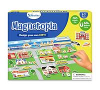 Skillmatics Creative Toy Magnetopia - Design Your City, Interactive Pretend Play Set for Kids, Toddlers, 60+ Magnetic Pieces, Preschool Learning Game, Gifts for Boys & Girls Ages 3, 4, 5, 6, 7