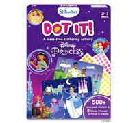 Skillmatics Dot It Sticker Art - Disney Princess, Mess-Free Fun for Kids, 500+ Stickers, Craft Kits, DIY Scrapbooking Activity, Travel Toys, Gifts for Girls & Boys Ages 3, 4, 5, 6, 7