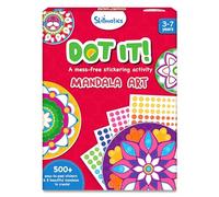 Skillmatics Dot It Sticker - Mandala Art, Mess-Free Fun for Kids, 500+ Stickers, Craft Kits, DIY Activity, Travel Toys, Gifts for Boys & Girls Ages 3, 4, 5, 6, 7