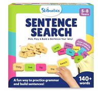 Skillmatics Educational Board Game - Sentence Search, Fun Learning Toys and Games for Kids, Sentence Building Activity, Creative Word Play, 120+ Tiles (1.3 x 1 Inches), Gifts for Ages 5, 6, 7, 8