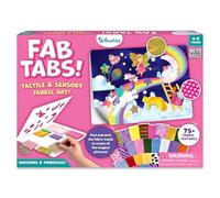 Skillmatics Fab Tabs - Unicorns & Princesses, Sensory & Tactile Fabric Art | Peel & Stick Craft Sticker Activity, Mess-Free Sensory Play, Travel Toys, Gift for Boys & Girls Ages 4, 5, 6, 7, 8, 9