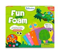 Skillmatics Foam Sticker Art Activity - Animals, Easter Basket Stuffers, Mess-Free Fun for Kids, 800+ 3D Foam Stickers, DIY Felt Craft Kits, Gifts for Boys & Girls Ages 3, 4, 5, 6, 7