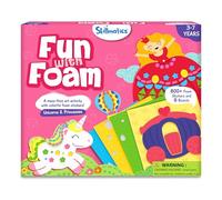 Skillmatics Foam Sticker Art Activity - Unicorns & Princesses, 800+ 3D Foam Stickers, Mess-Free Stocking Stuffers for Kids, DIY Felt Craft Kits, Christmas Gifts for Girls & Boys Ages 3, 4, 5, 6, 7