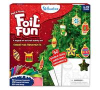 Skillmatics Foil Fun - Christmas Ornaments, Mess Free Art for Kids, Festive Holiday Craft Kits, DIY Decor Creative Activity, Gifts for Girls & Boys Ages 4, 5, 6, 7, 8, 9, and Up