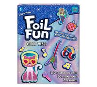 Skillmatics Foil Fun - Good Vibes, 20+ DIY Foil Art Magnets, Mess-Free Craft Kit, 60+ Foam Stickers, Creative Activity for Kids, Tweens, Teens (Ages 7-13), Adults, Gifts, Travel, Party Favor