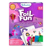 Skillmatics Art & Craft Activity - Foil Fun Unicorns & Princesses, No Mess Art for Kids, Craft Kits, DIY Creative Activity, Gifts for Girls & Boys Ages 4, 5, 6, 7, 8, 9, Travel Toys
