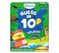 Skillmatics Guess Age 6+ in 10 Animal Planet Splash, Educational Card Game, Waterproof, Gifts for Kids, Teens, Adults, Ages 6, 7, 8, 9 and Up
