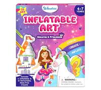 Skillmatics Inflatable Art - Unicorns & Princesses, 3D DIY Craft Kit