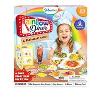 Skillmatics Magnetic Pretend Playset - 30+ Magnetic Food Items for Child's Play, Kids Restaurant & Diner Toys, Back-to-School Kitchen Accessories, Gifts for Ages 3, 4, 5, 6, 7, 8