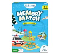 Skillmatics Memory Match - Where Things Belong, Fast Matching Board Game