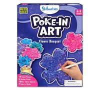 Skillmatics Poke-in Art - Flower Bouquet, Mess-Free Fun for Kids, DIY Craft Kits, Creative Activity, Gifts for Girls & Boys Ages 4, 5, 6, 7, 8, 9