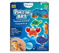 Skillmatics Poke-in Art - Underwater Animals, Mess-Free Arts & Crafts for Kids, DIY Sewing Creative Kit, Gifts for Girls & Boys Ages 4, 5, 6, 7, 8, 9