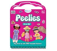 Skillmatics Reusable Sticker Activity Book - Peelies, 100+ Reusable Stickers, 6 Pictures, Mess-Free Fun for Kids, Creative Play & Travel Toy, Gifts for Ages 3, 4, 5, 6, 7