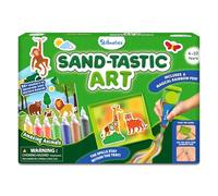 Skillmatics Sand Art Activity - Mess-Controlled DIY Animal Craft Kit with 50+ Colorful Stickers, Creative Arts & Crafts for Kids, Fun Hands-On Activity, Gifts for Ages 4, 5, 6, 7, 8, 9, 10