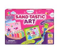 Skillmatics Sand Art Activity - Mess-Controlled DIY Unicorn & Princess Craft Kit with 50+ Colorful Stickers, Creative Arts & Crafts for Kids, Fun Hands-On Activity, Gifts for Ages 4, 5, 6, 7, 8, 9, 10